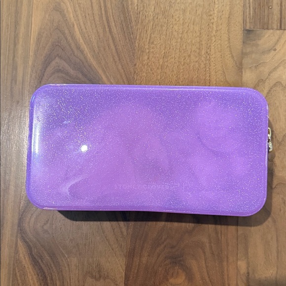 Stoney Clover Lane Purple Grape Glitter Small Jelly Pouch NWOT - Picture 5 of 5